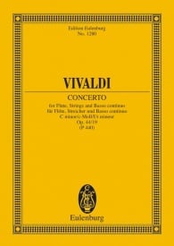Vivaldi: Concerto C minor Opus 44/19 RV 441 / PV 440 (Study Score) published by Eulenburg